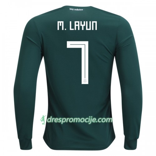 Meksiko Dres M.Layun 7 Domaći Svjetsko prvenstvo 2018 Dugim Rukavima Meksiko Dres M.Layun 7 Domaći Svjetsko prvenstvo 2018 Dugim Rukavima